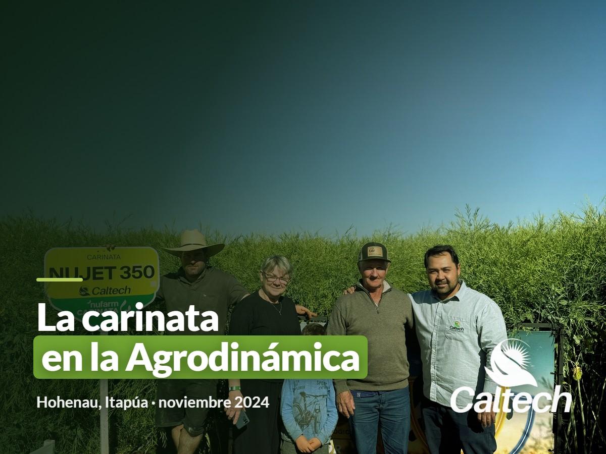 Campo Agropecuario: la carinata de Caltech en la Agrodinámica 2024
