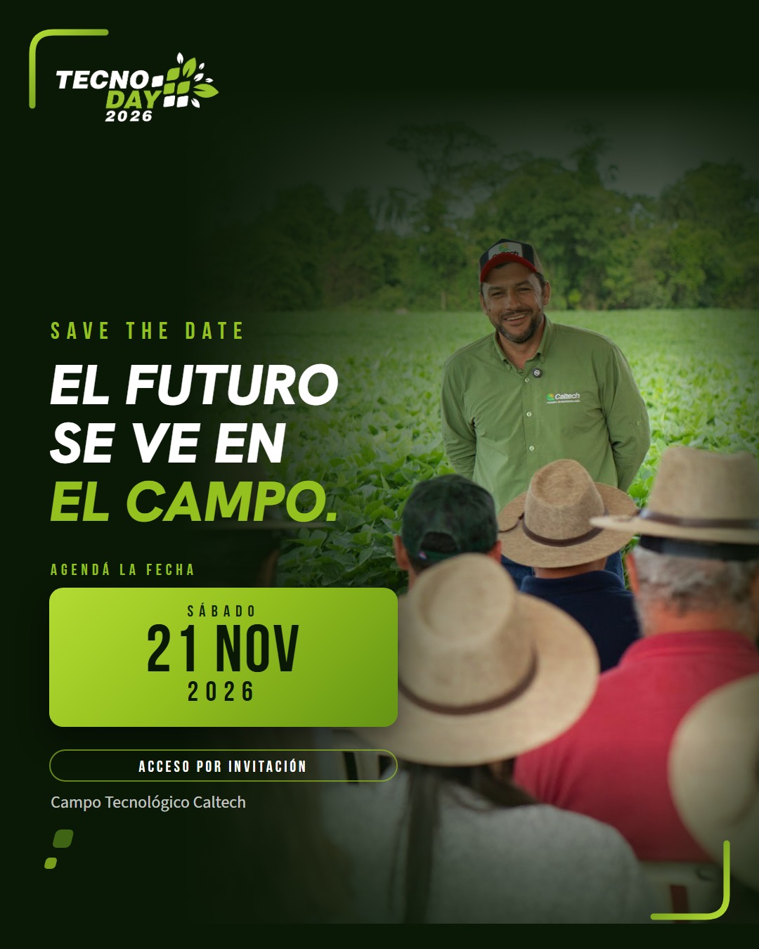 TecnoDay 2026 · Sábado 21 de noviembre · Acceso por invitación