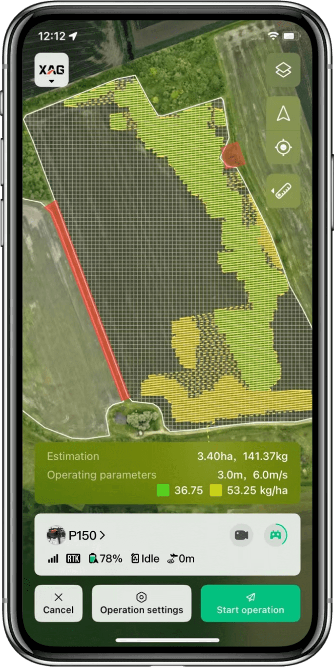 Aplicación de tasa variable